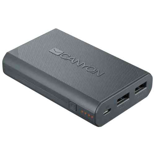 Внешний аккумулятор CANYON CNE-CPBF78DG 7800mAh Dark grey (H2CNECPBF78DG)