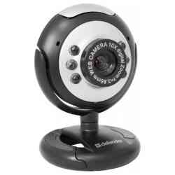 DEFENDER C-110 0.3 Мп, подсветка, кнопка фото веб-камера