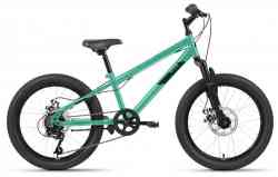 SKIF MTB HT 20 LOW (20" 7 ск.) 2022, мятный/черный, IBK22OK20010 Велосипед