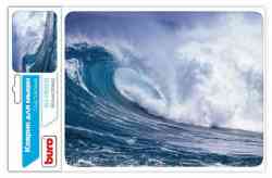 BURO BU-M10033 рисунок/волна, 230x180x2мм Коврик для мыши