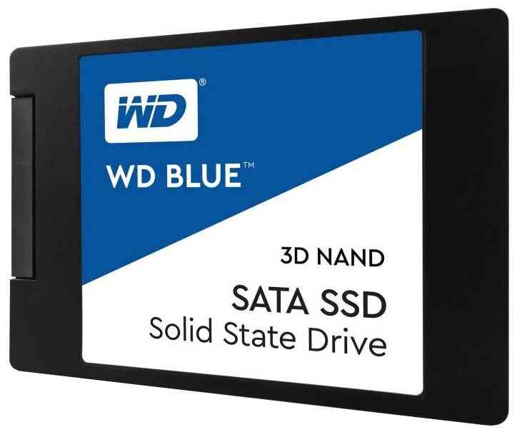 SSD 2.5" WD Blue, 1Tb, 3D TLC, WDS100T2B0A, R560Mb/s, W530Mb/s, 400TBW, RTL