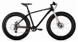 Велосипед FORWARD BIZON 26 (рост 18" 8ск.) 2020-2021, черный/бежевый