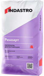 Накапливающая штукатурка ИНДАСТРО РЕНОАРТ RL40 (17,5 кг)