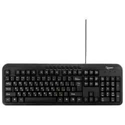 Gembird KB-8330UM-BL, USB, черный, 104 клавиши + 9 доп. клавиш, кабель 1.5 метра клавиатура