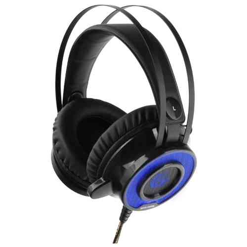 Gembird MHS-G500L, код Survarium, черн, подсвет син, рег громкости, каб 2.3м гарнитура игровая