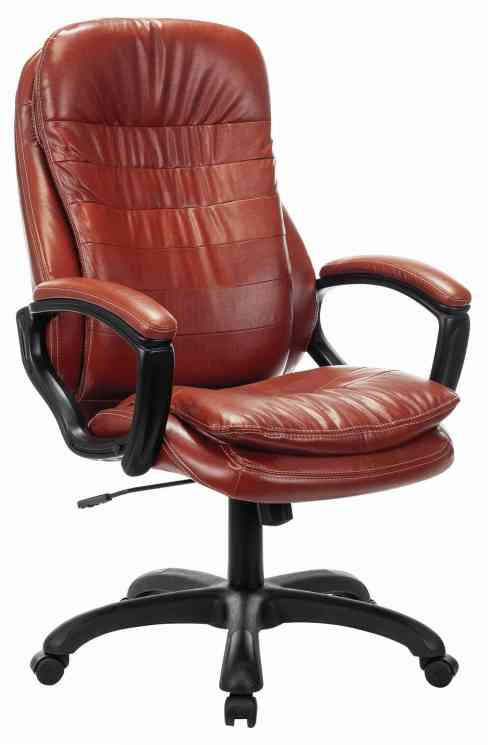 BRABIX PREMIUM "Omega EX-589", экокожа, коричневое, 532096 кресло офисное
