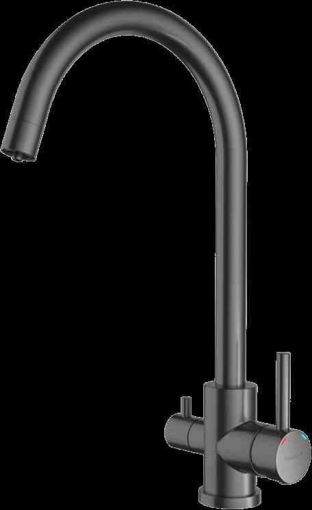 GranFest GF-Z-5420, смеситель, нержавеющая сталь, PVD графит