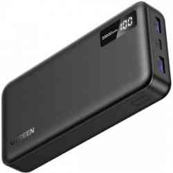 Внешний аккумулятор Ugreen PB312 (25683) 20000mAh PD 20W Power Bank. Цвет: серый