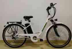 PIONEER Fantasy White/Green Электровелосипед