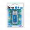 MIREX Flash drive USB2.0 64Gb Unit, Aqua, RTL