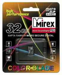 MIREX MicroSDHC 32Gb Class4 Без адаптера RTL