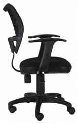 БЮРОКРАТ CH-797AXSN, с подлокотниками, черное, CH-797AXSN/26-2 кресло