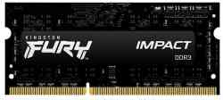KINGSTON SODIMM DDR3 4Gb FURY IMPACT Black PC15000/1866MHz, CL11, 1.5V, 1.35V, KF318LS11IB/4, RTL