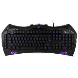 Gembird KB-G100L, USB, синяя подсветка символов, создание макросов игровая клавиатура