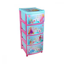 Комод 4-х секц. (для девочек) Дисней №4 М5906 (1/1)