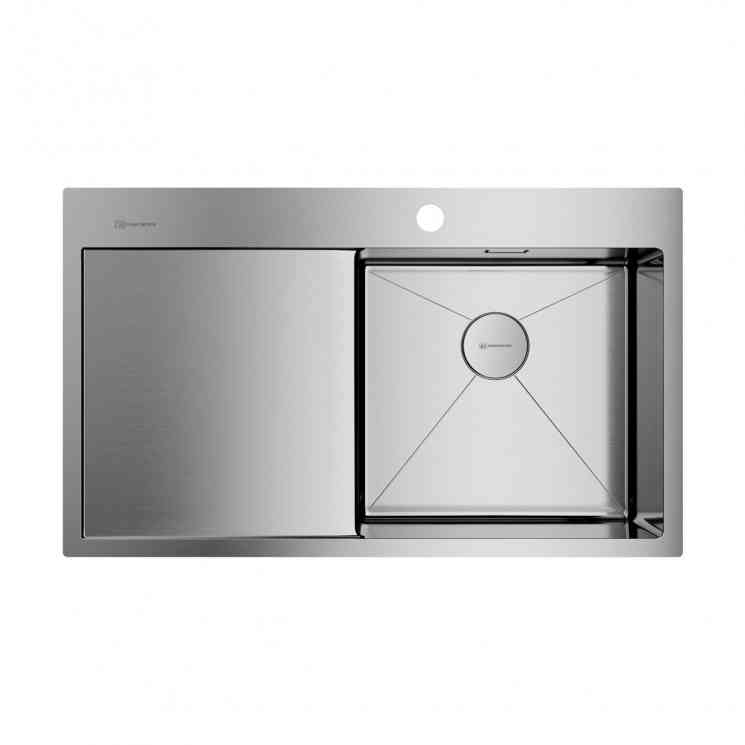 Omoikiri Akisame 86-IN-R, мойка, нержавеющая сталь, чаша справа