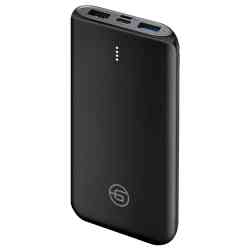 Внешний аккумулятор Ginzzu GB-3914B 10000mAh/5V/3A/2USB/Type-C/PD+QC, черн.