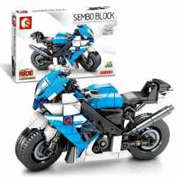 Конструктор серии авто/мото SEMBO BLOCK 701204, спортивный мотоцикл, 280 деталей (от 14 лет)