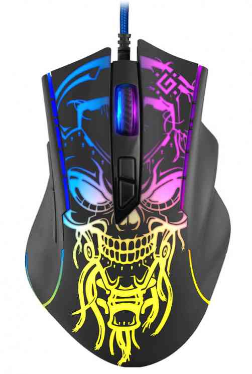 DEFENDER Bulletstorm GM-928 7кнопок,7200dpi, USB игровая мышь
