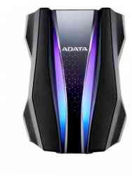 A-DATA Внешний HDD 2Tb AHD770G-2TU32G1-CBK Black, 2.5", USB 3.2 Gen1, IP68, RGB lighting, RTL