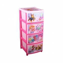Комод 4-х секц. (для девочек) Щенячий патруль М6099 (1/1)