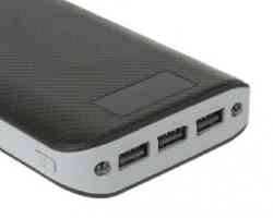 Портативное ЗУ (Power Bank) 30000mAh ELTRONIC фонарь/3 USB/ дисплей черный