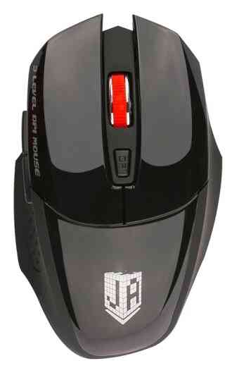 Jet.A Comfort OM-U38G чёрная (1200/1600/2000dpi, 5 кнопок, USB) Бес мышь