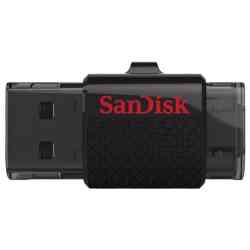 SANDISK Flash drive USB3.0 OTG 16Gb Ultra Dual, Black, Type A/Micro B, R130Mb/s RTL