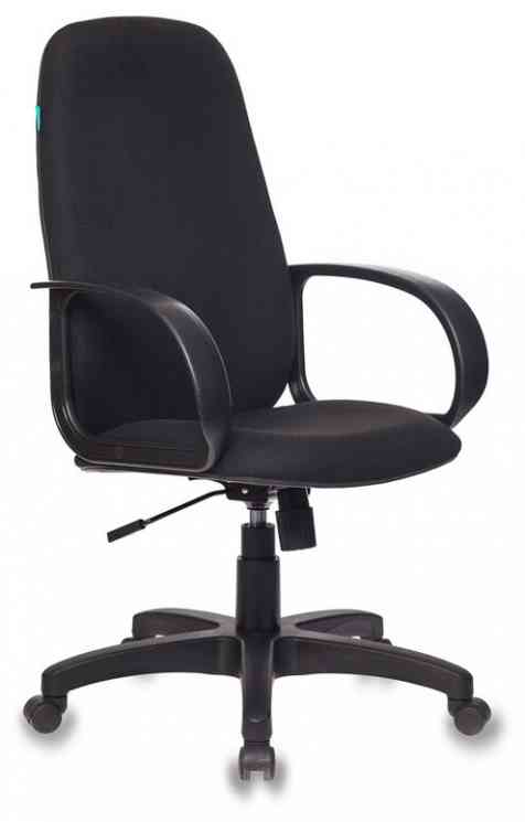 БЮРОКРАТ CH-808AXSN/black, ткань, черное кресло офисное