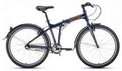 FORWARD TRACER 26 3.0 (3 ск. рост 19') 2020-2021, синий/оранжевый Велосипед