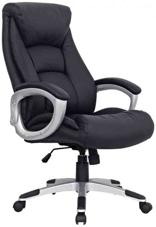 BRABIX "Grand EX-500", черное, 530861 кресло из натуральной кожи
