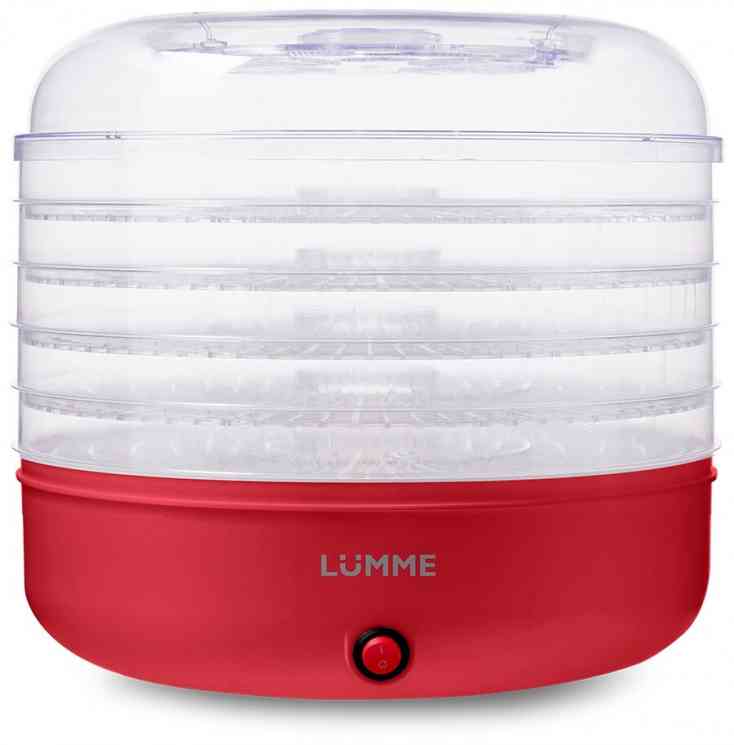 LUMME LFD-105PP красный рубин сушилка для овощей и фруктов