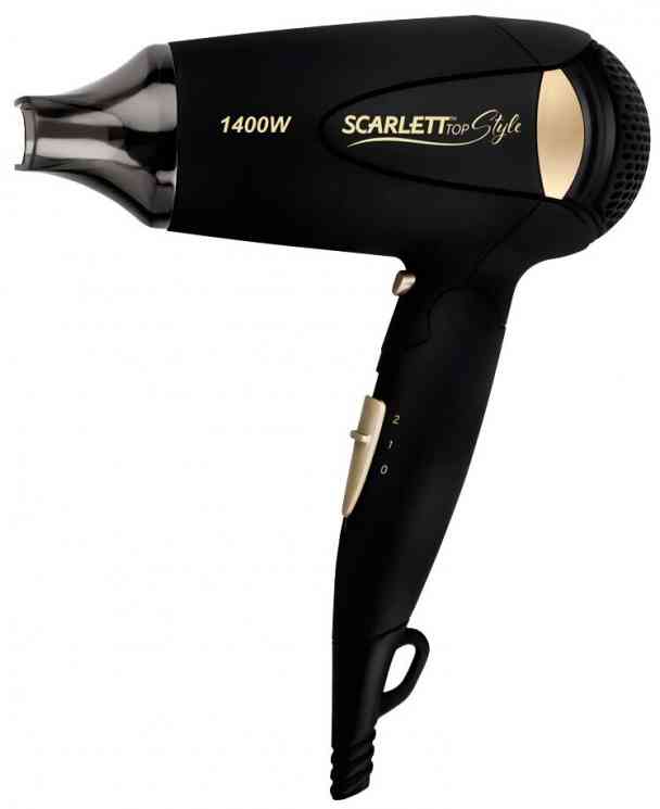 SCARLETT SC - HD70IT10 (черный с золотом) фен