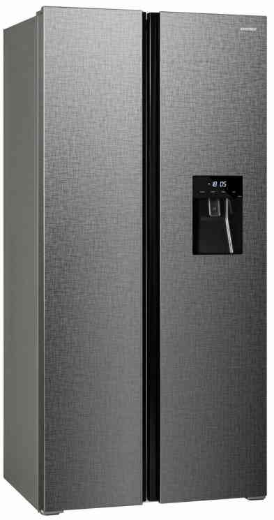 NORDFROST RFS 484D NFXq inverter стальной лен холодильник