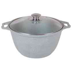 KUKMARA ЖМФ32А Кастрюля жаровня 3,0 л мраморная