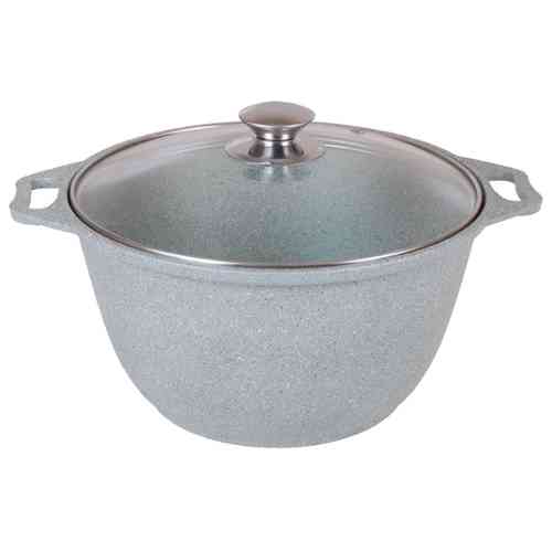 KUKMARA ЖМФ32А Кастрюля жаровня 3,0 л мраморная