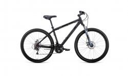 Велосипед ALTAIR AL 29 D (рост 17" 21ск.) 2020-2021, черный матовый/черный