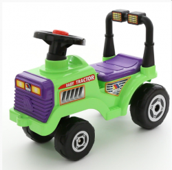 Каталка трактор 7956 "Митя" с ручкой со звуковым сигналом (1)