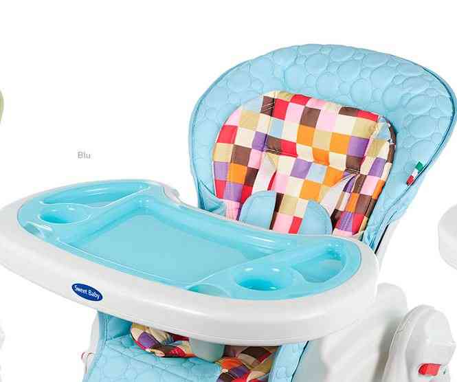 Sweet Baby Luxor Multicolor Blu стульчик для кормления