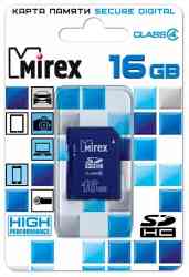 MIREX SecureDigital 16Gb SDHC Class4 Флеш карта