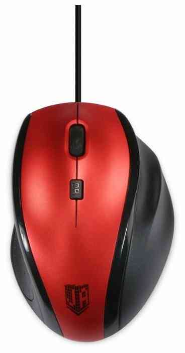 JET.A Comfort OM-U59 красная (1000/1600dpi, 3 кнопки, USB) мышь