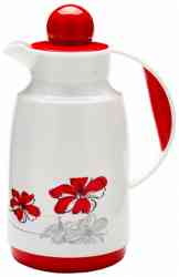 Термос 1,0л MB пласт/кор стекл/колб Гжель 20015 (12)