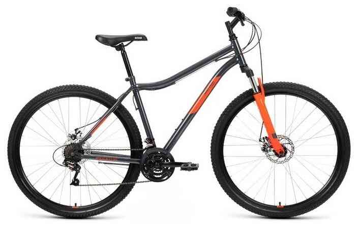 ALTAIR MTB HT 29 2.0 D (29' 21 ск. рост. 17') 2022, темно-серый/красный, RBK22AL29161 Велосипед