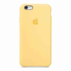 Силиконовый чехол Apple Case Yellow для iPhone 6/6s