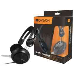 CANYON CNE-CHSU1 (2 м, USB, , регулятор громкости, цвет черный) гарнитура