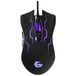 Gembird MG-540, USB, 5кнопок+колесо-кнопка, 3200DPI, подсветка, для макросов игровая мышь