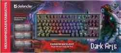 DEFENDER Механическая клавиатура Dark Arts GK-375 RU,Rainbow,87 клавиш