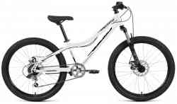 FORWARD TITAN 24 2.0 D (24' 6 ск. рост. 12') 2022, белый/черный, RBK22FW24844 Велосипед