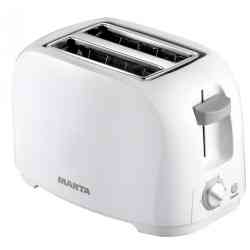 MARTA MT-1708 белый жемчуг тостер