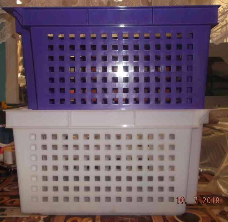 Ящик для овощей №2 600х400х300 черный Бр.9.20 Бриг (10/1)